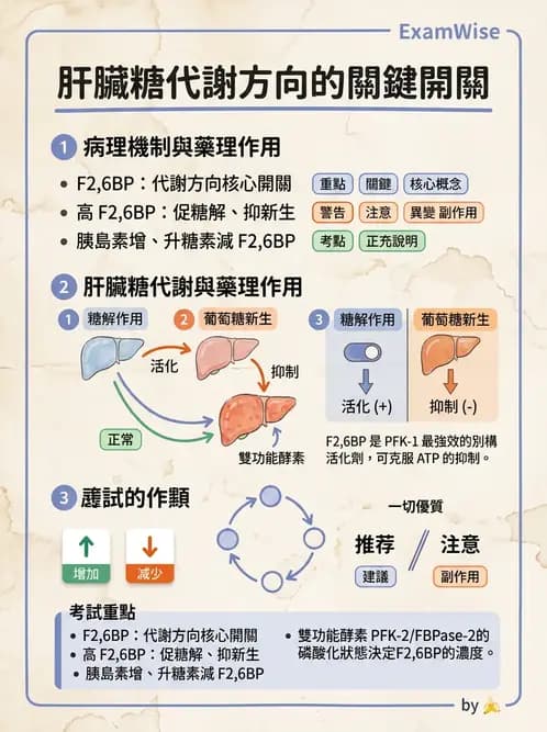 醫檢師 - 醣類代謝與糖尿病 - AI 圖文解析預覽