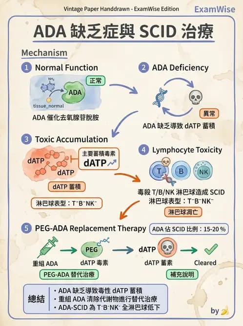 醫檢師 - 免疫缺陷 - AI 圖文解析預覽