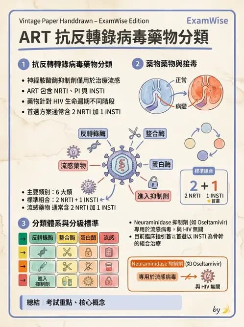 醫檢師 - 反轉錄病毒(HIV/HTLV) - AI 圖文解析預覽