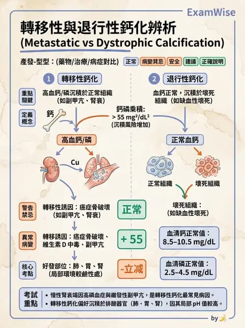 醫檢師 - 細胞傷害、發炎與修復 - AI 圖文解析預覽