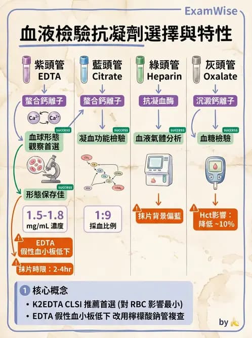 醫檢師 - 紅血球生理與形態 - AI 圖文解析預覽