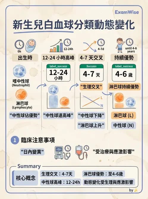 醫檢師 - 白血球生理與形態 - AI 圖文解析預覽