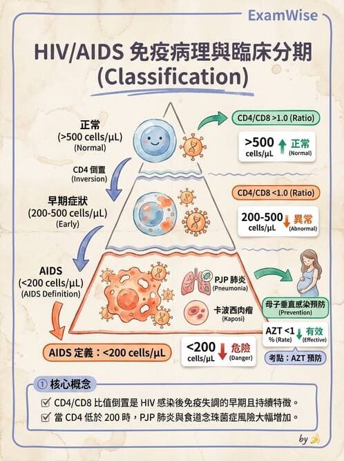 護理師 - 器官移植與AIDS - AI 圖文解析預覽