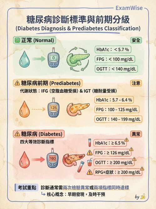 護理師 - 糖尿病基礎與藥物治療 - AI 圖文解析預覽
