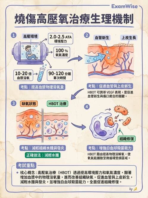護理師 - 燒傷護理 - AI 圖文解析預覽