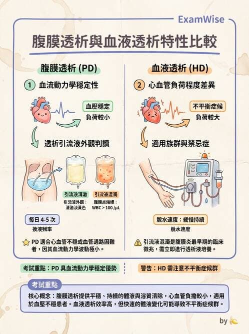 護理師 - 透析、電解質與酸鹼平衡 - AI 圖文解析預覽