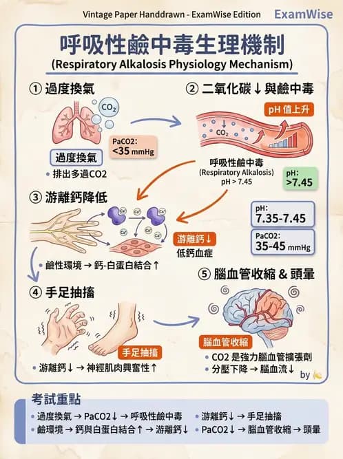 醫檢師 - 血液氣體分析及酸鹼平衡 - AI 圖文解析預覽