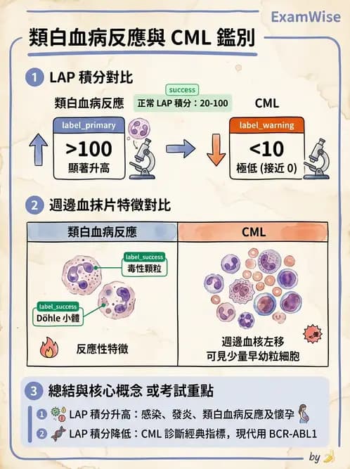 醫檢師 - 白血球生理與形態 - AI 圖文解析預覽