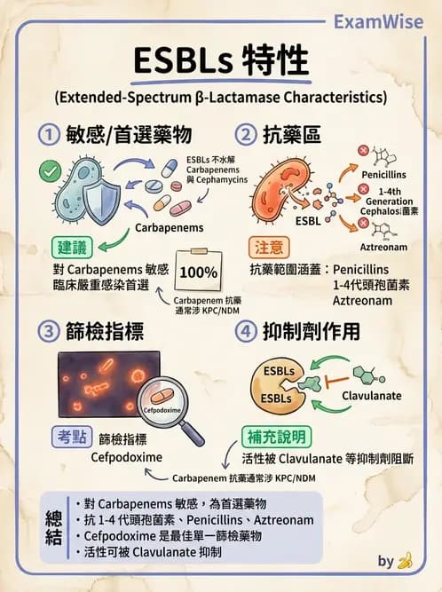 醫檢師 - 抗藥性機制 - AI 圖文解析預覽