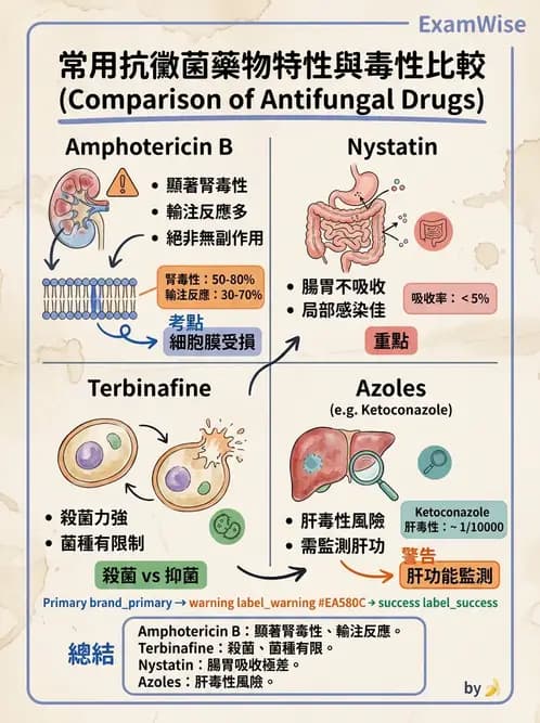 醫檢師 - 真菌診斷與治療 - AI 圖文解析預覽