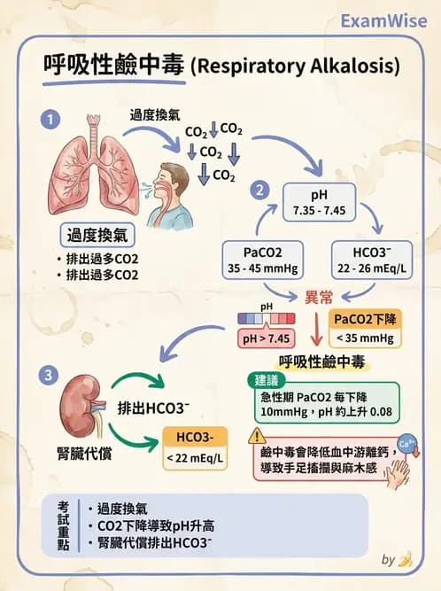 醫檢師 - 血液氣體分析及酸鹼平衡 - AI 圖文解析預覽
