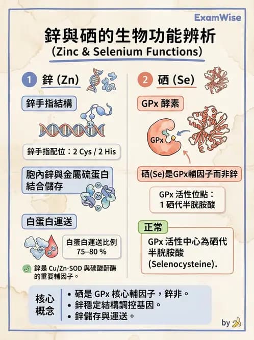 醫檢師 - 電解質與微量元素 - AI 圖文解析預覽