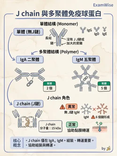 醫檢師 - 免疫球蛋白與抗體 - AI 圖文解析預覽