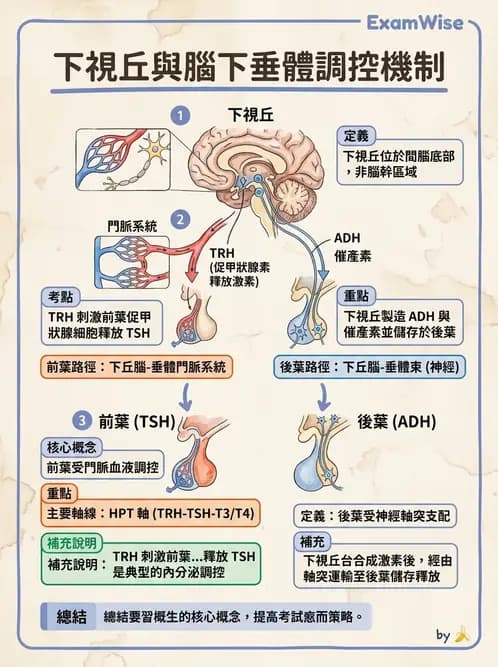放射 - 內分泌生理 - AI 圖文解析預覽
