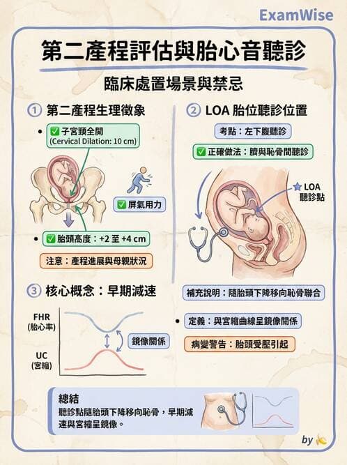 護理師 - 產程機轉與待產護理 - AI 圖文解析預覽