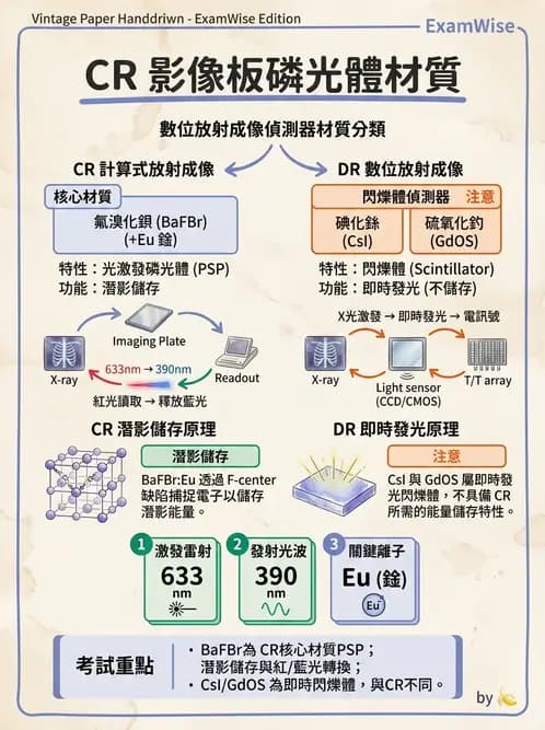 放射 - 電腦放射攝影(CR)原理與應用 - AI 圖文解析預覽