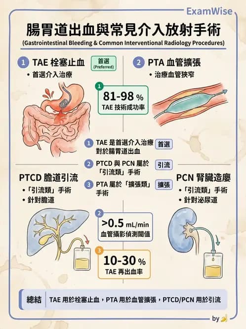 放射 - 導管技術與介入性治療 - AI 圖文解析預覽
