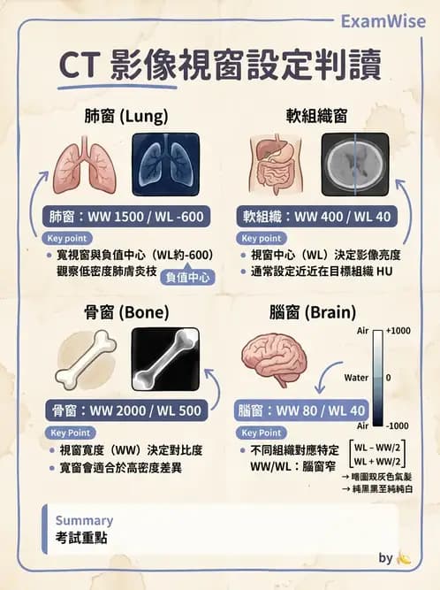放射 - CT影像重建與品質 - AI 圖文解析預覽