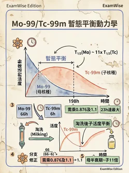 放射 - 核種生產與孳生器 - AI 圖文解析預覽