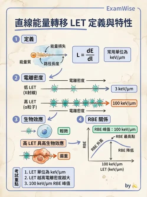 放射 - 劑量物理量與單位 - AI 圖文解析預覽