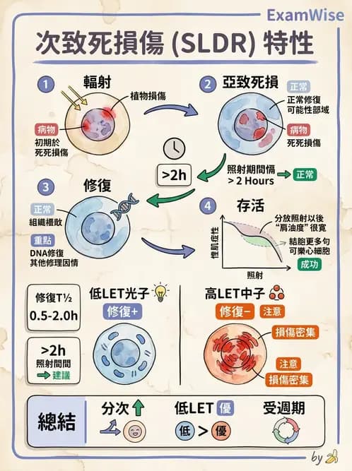 放射 - DNA損傷修復與細胞效應 - AI 圖文解析預覽