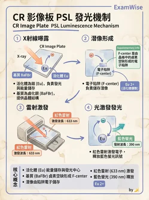 放射 - 電腦放射攝影(CR)原理與應用 - AI 圖文解析預覽