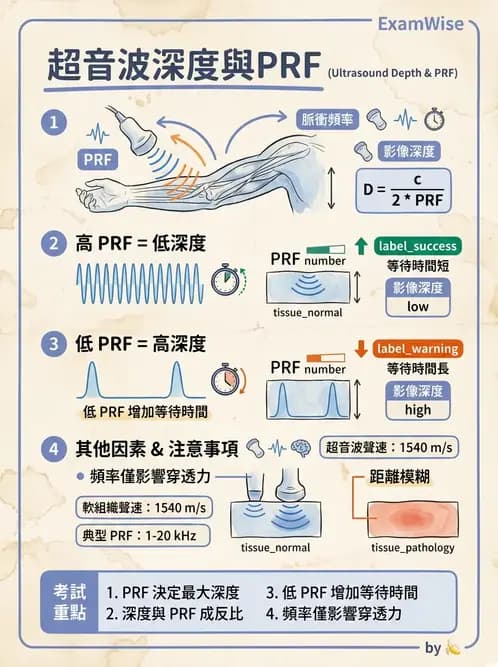放射 - 超音波物理與系統原理 - AI 圖文解析預覽