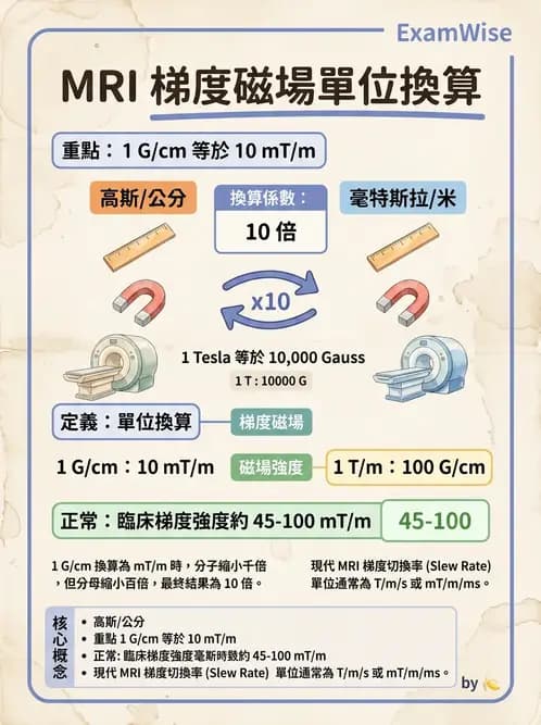 放射 - 梯度線圈與空間編碼 - AI 圖文解析預覽