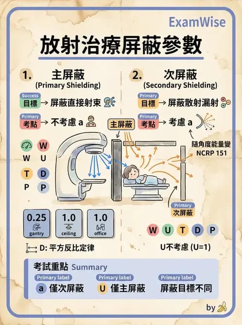 放射 - 放射治療輻射防護 - AI 圖文解析預覽