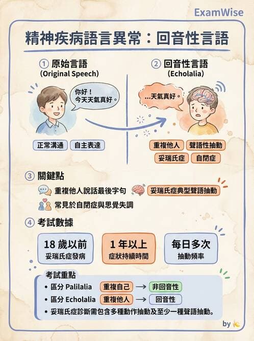 護理師 - 兒童青少年精神疾患 - AI 圖文解析預覽