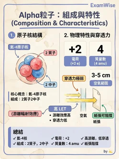 放射 - 放射性蛻變模式 - AI 圖文解析預覽