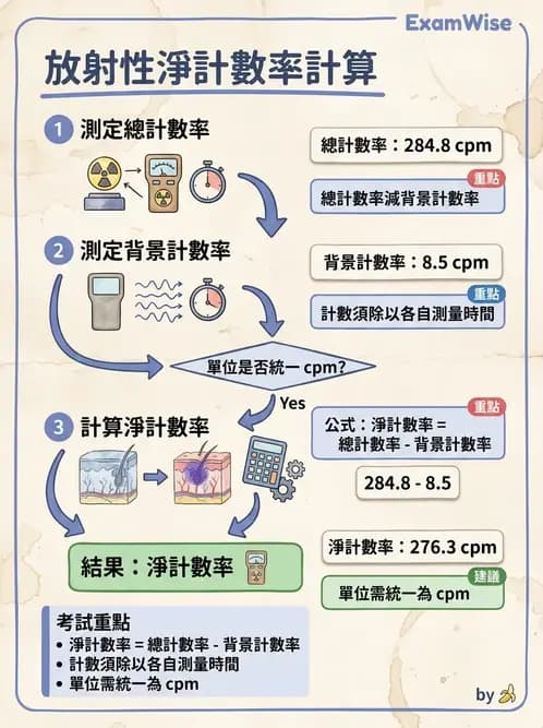 放射 - 放射計數統計 - AI 圖文解析預覽