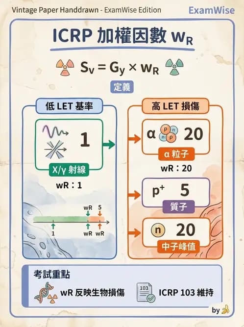 放射 - 輻射防護劑量量 - AI 圖文解析預覽