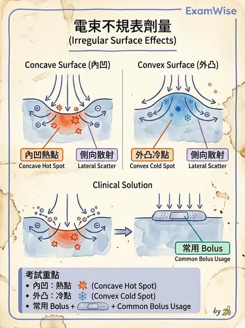 放射 - 電子射束物理特性與劑量分布 - AI 圖文解析預覽