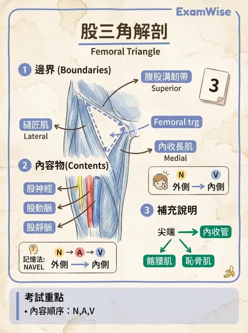 護理師 - 骨骼、肌肉系統 - AI 圖文解析預覽