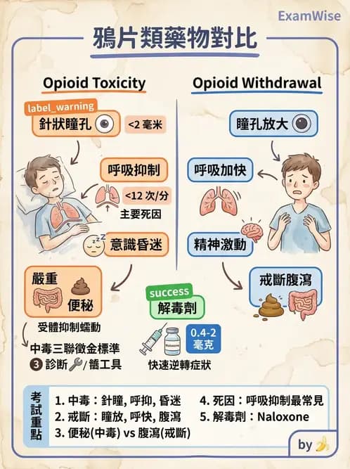 護理師 - 鎮痛、麻醉與神經科藥物 - AI 圖文解析預覽