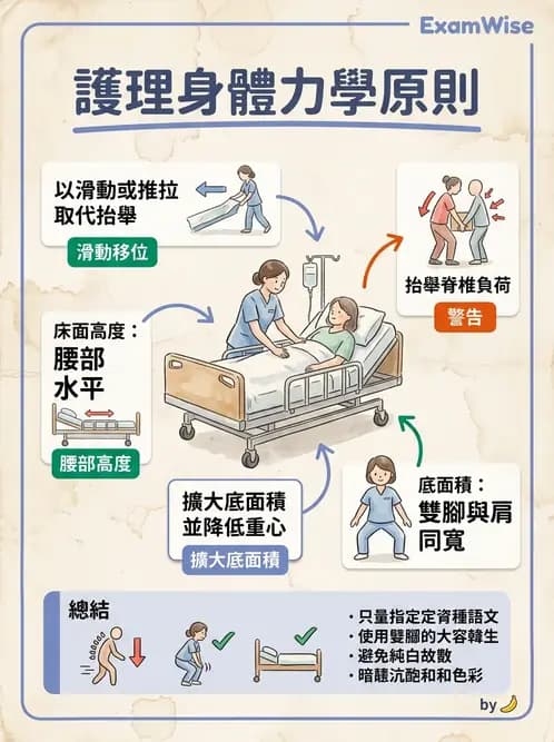 護理師 - 體位擺位與安全照護 - AI 圖文解析預覽