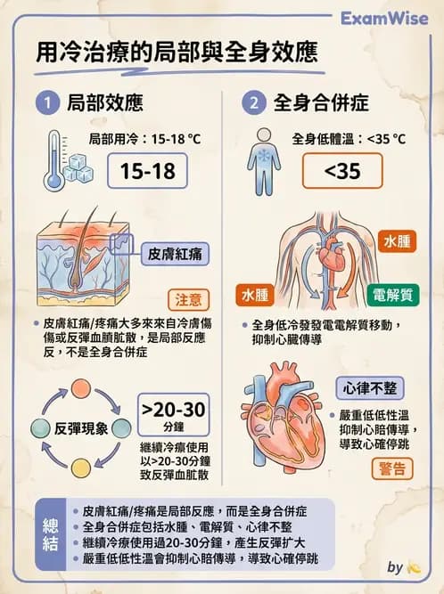 護理師 - 冷熱療法 - AI 圖文解析預覽