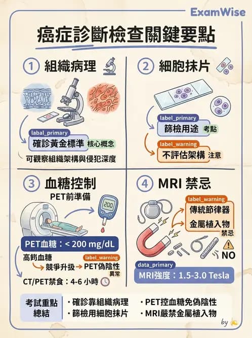 護理師 - 腫瘤概論與診斷 - AI 圖文解析預覽