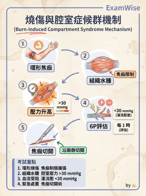 護理師 - 燒傷護理 - AI 圖文解析預覽