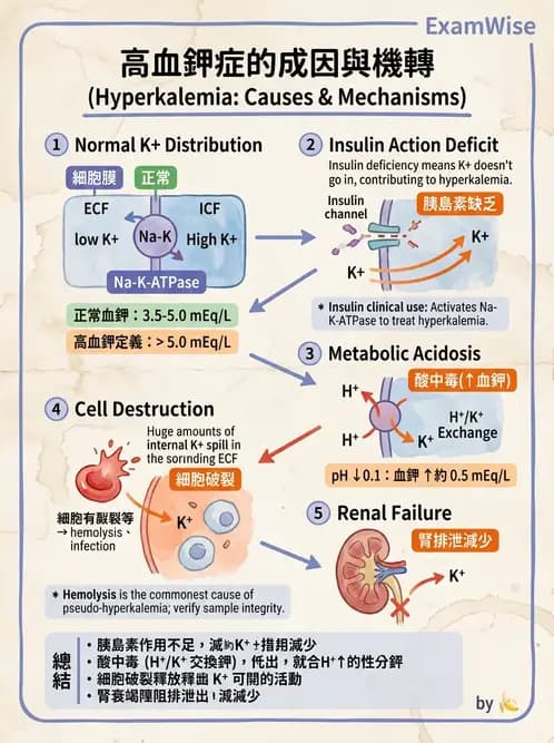 護理師 - 透析、電解質與酸鹼平衡 - AI 圖文解析預覽