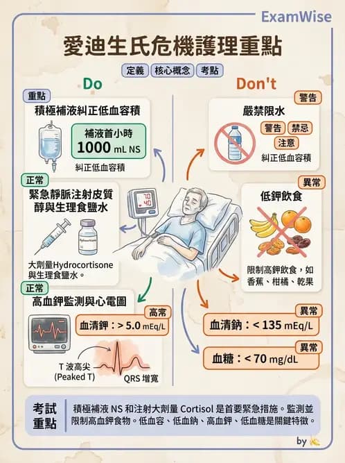 護理師 - 腎上腺與腦下垂體疾病 - AI 圖文解析預覽