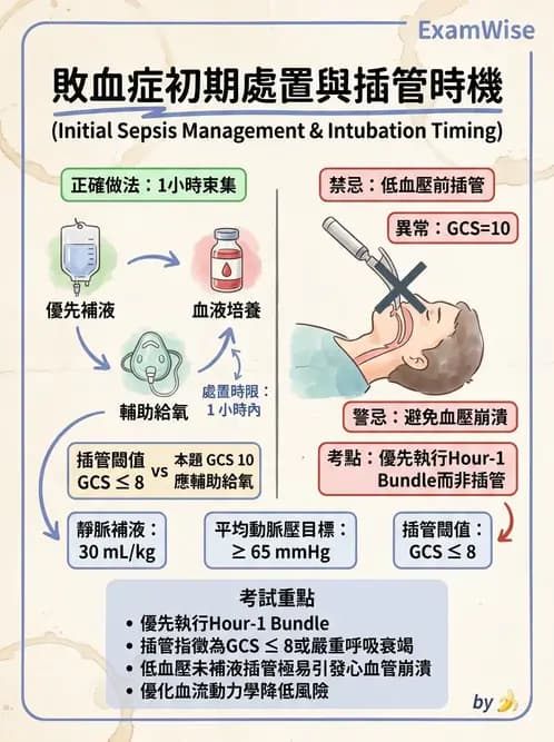 護理師 - 休克與敗血症護理 - AI 圖文解析預覽