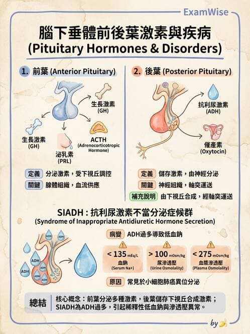 護理師 - 神經及內分泌系統 - AI 圖文解析預覽