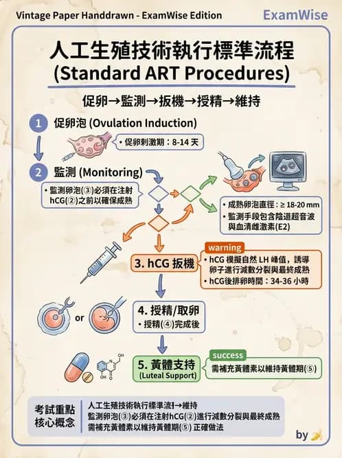 護理師 - 不孕症月經與更年期 - AI 圖文解析預覽