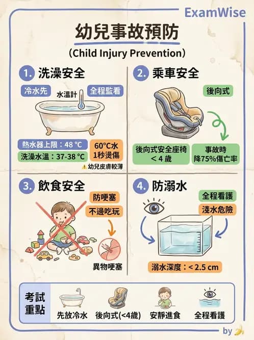 護理師 - 兒童預防保健與安全 - AI 圖文解析預覽