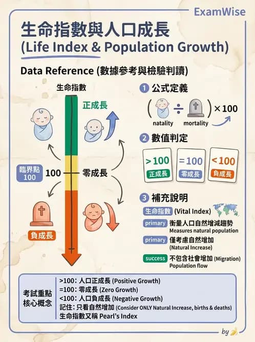 護理師 - 生命統計與健康指標 - AI 圖文解析預覽