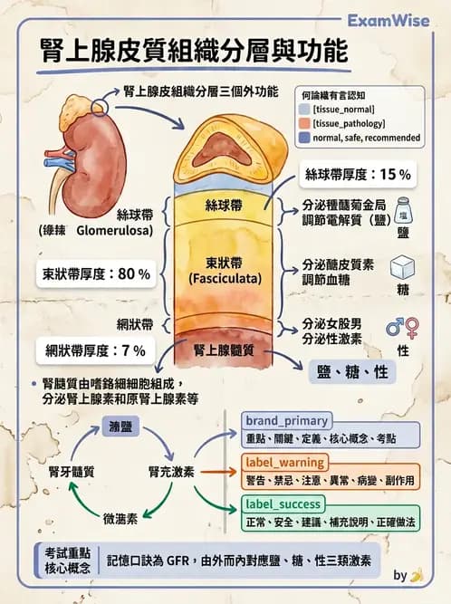 護理師 - 概論、皮膚系統、內分泌系統 - AI 圖文解析預覽