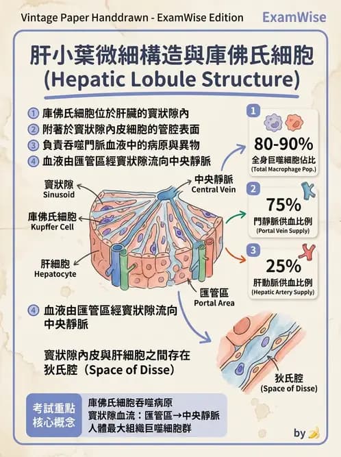 護理師 - 肝膽與腹部血管 - AI 圖文解析預覽
