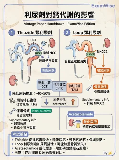 護理師 - 抗高血壓與血管藥物 - AI 圖文解析預覽